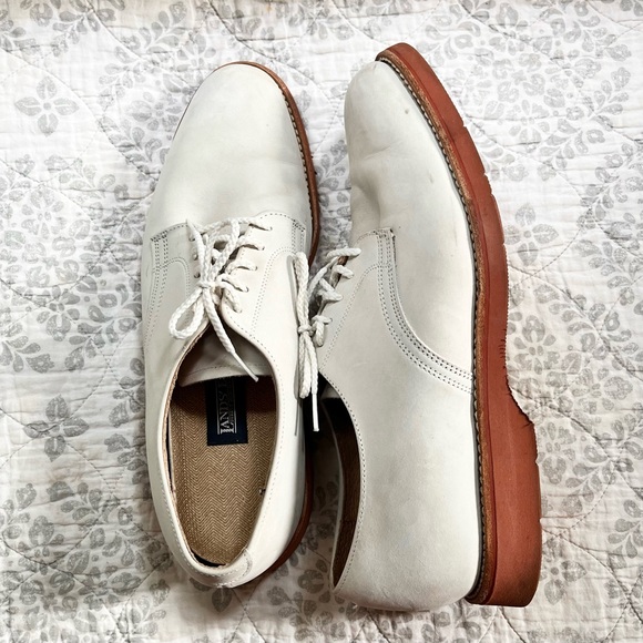 9 Men’s Lands’ End Leather Oxford Shoes - Picture 2 of 6